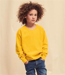 Fruit of the Loom Kids Raglan Sweatshirt